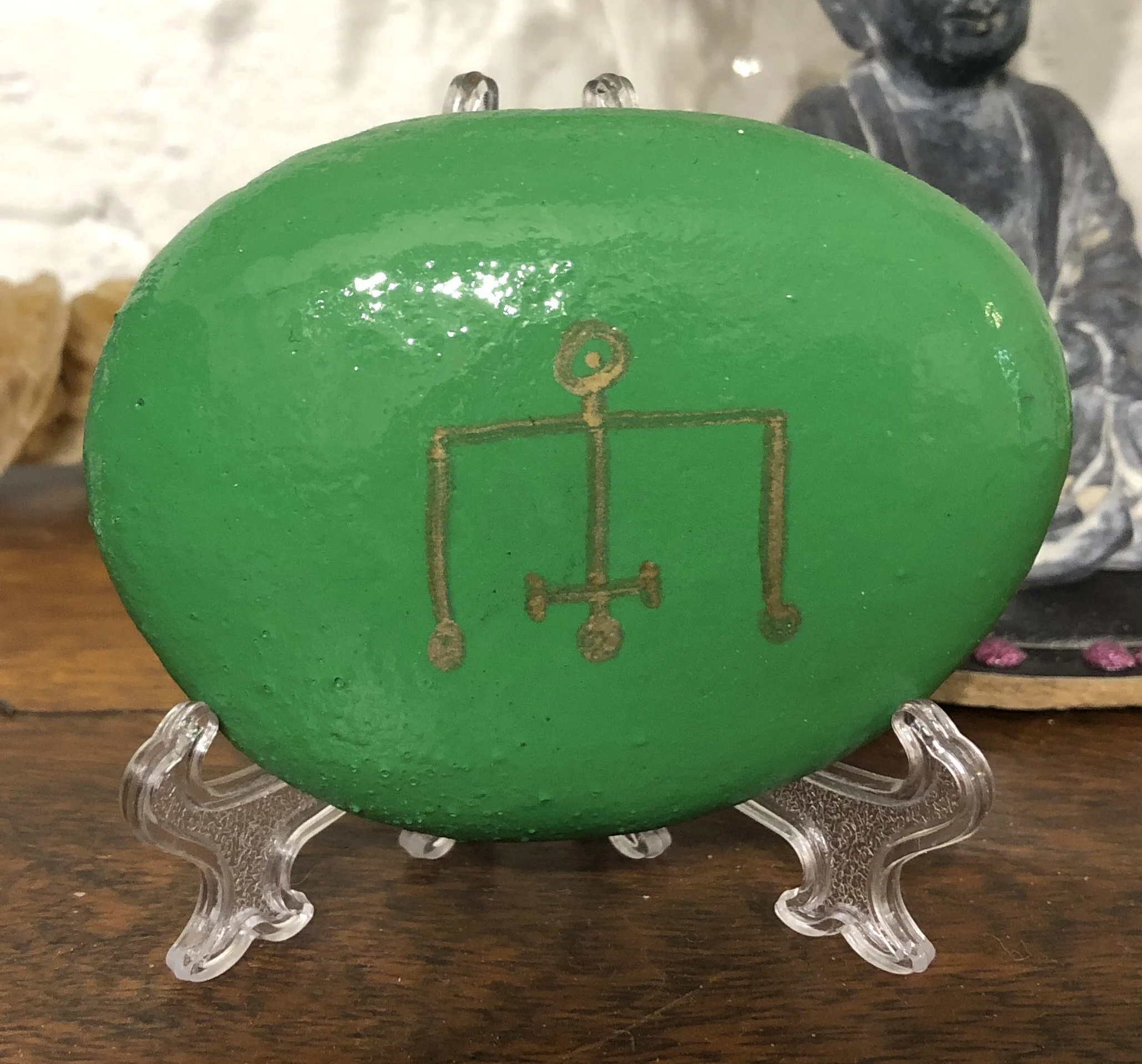 Galet du rayon vert